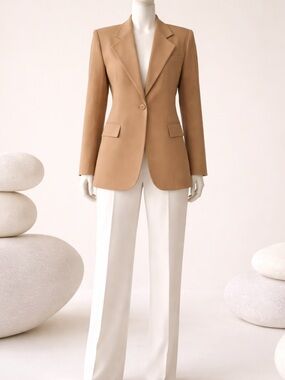 Vintage Bice Nude Padded Blazer